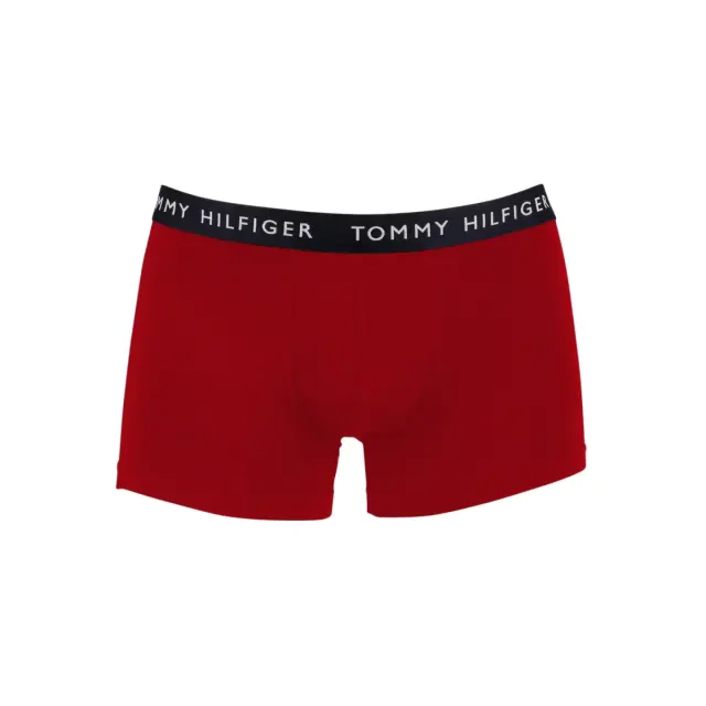 Tommy Hilfiger Ανδρικό Boxer Essential Logo Waistband Trunks - Τριπλό Πακέτο, Χρώμα Blzr Red-Desert Sky-Golfway Gr - S 3