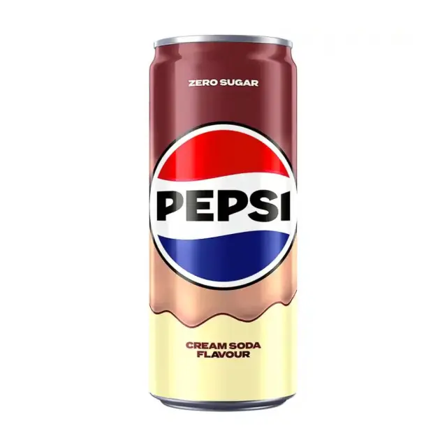 Pepsi Cream Soda Slim Can 330ml