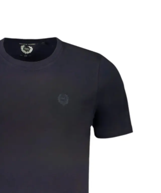 Gian Marco Venturi - Ανδρικό T-Shirt AU01408-NIGHBL Μπλε Σκούρο 3