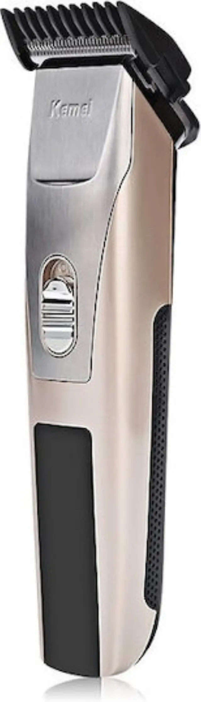 Kemei KM-758 Επαναφορτιζόμενη Κουρευτική Μηχανή Χρυσή KM-758