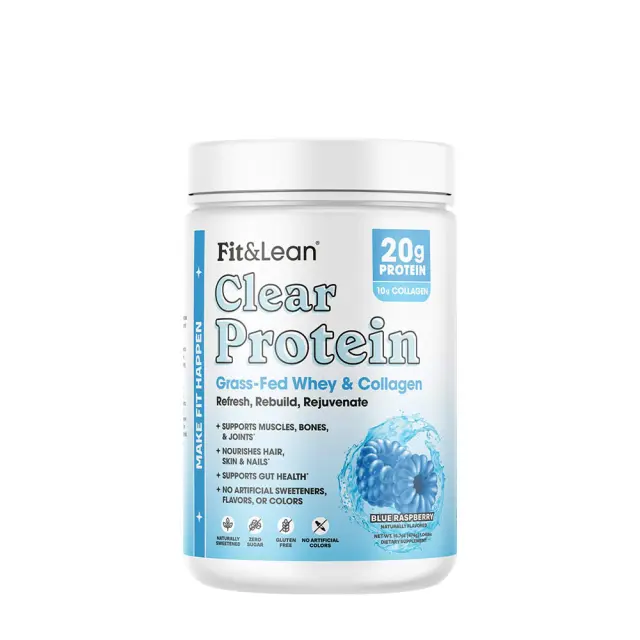 Fit & Lean Clear Protein Blue Raspberry, 474 g