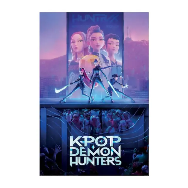 Αφίσα K-POP DEMON HUNTERS - Key Art - Poster 61x91cm PP2510407