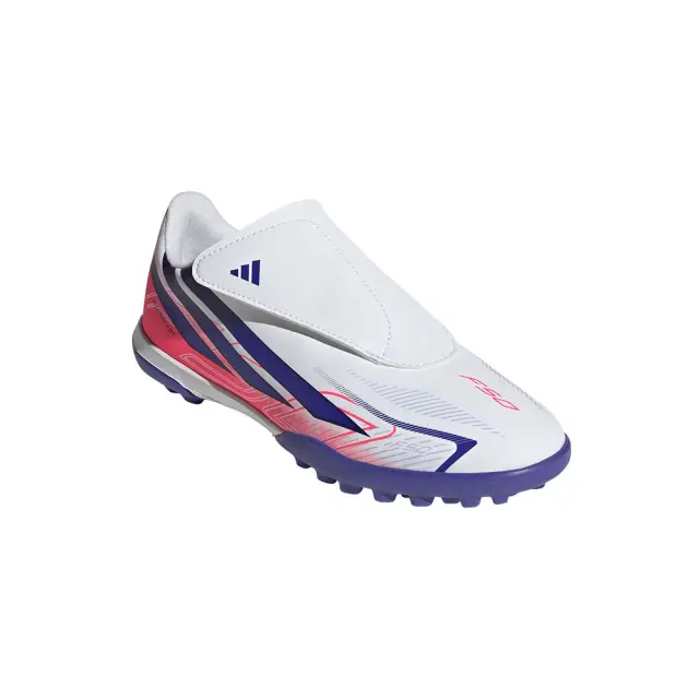 adidas Performance Kids F50 Hyperfast Club Velcro TF J Άσπρο - Μπλε KK1335 (adidas Performance) 3