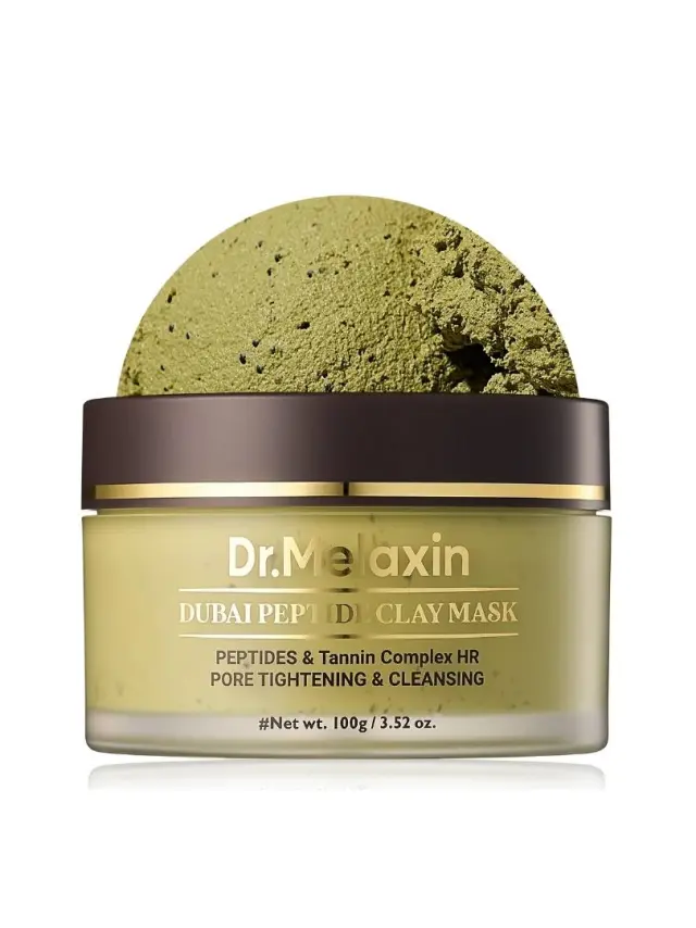 Dr. Melaxin Dubai Peptide Clay Mask 100g για Σύσφιξη Πόρων και Λάμψη