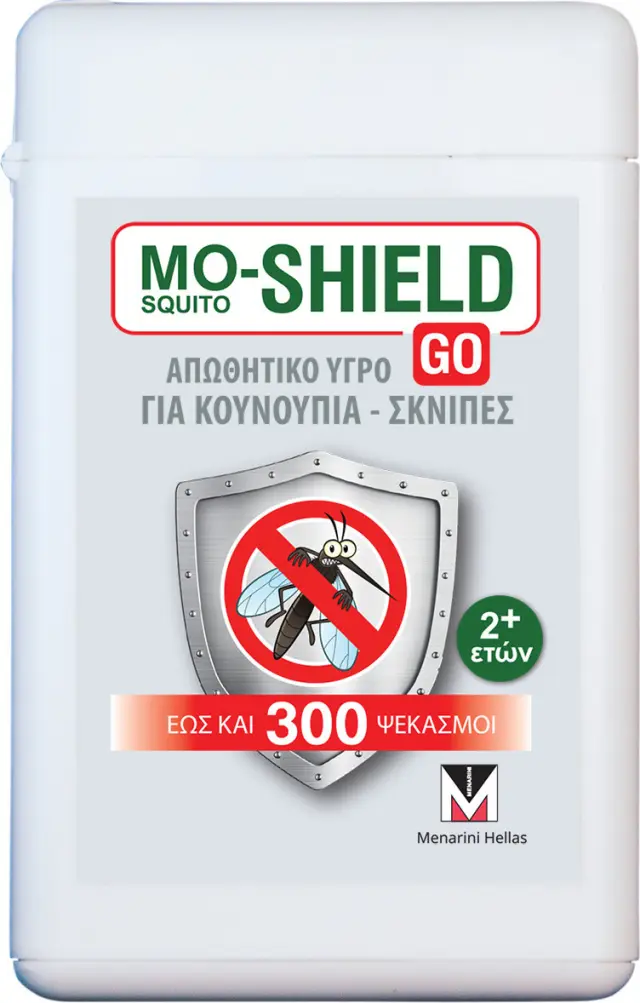 Menarini Mo Shield Go Αντικουνουπικό Υγρό Για Κουνούπια - Σκνίπες 17ml 2