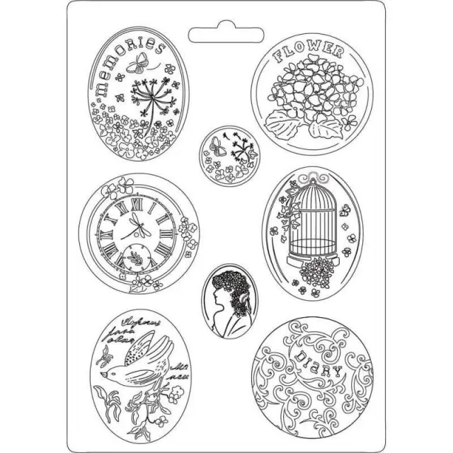 Εύκαμπτο Καλούπι για Σαπούνι-Γύψο - 21x29.7cm - Hortensia