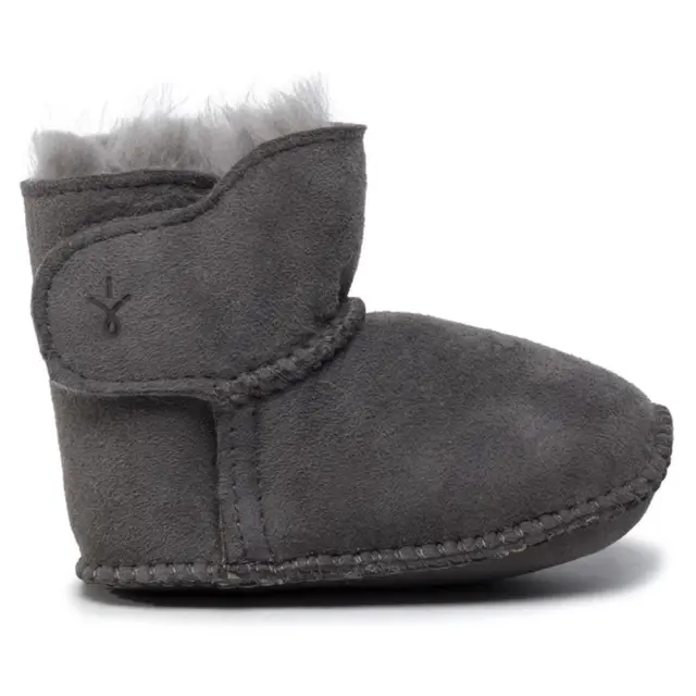 Emu Μποτάκια Παιδικό δέρμα Γκρί EMU/10310 CHARCOAL - M(6-12)