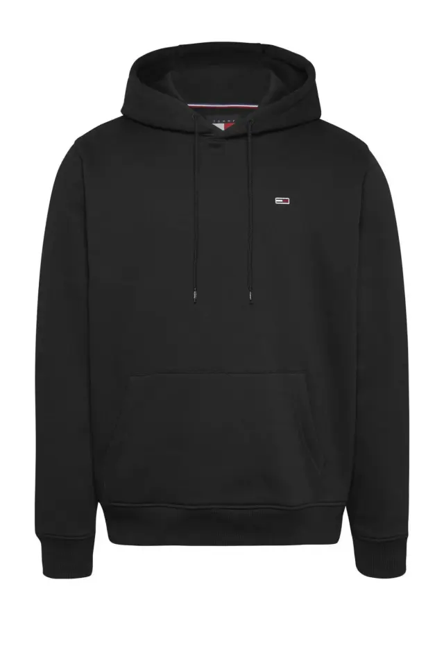 Tommy Hilfiger - Ανδρικό Φούτερ Flag Regular Fit DM0DM20742-BDS Μαύρο 3