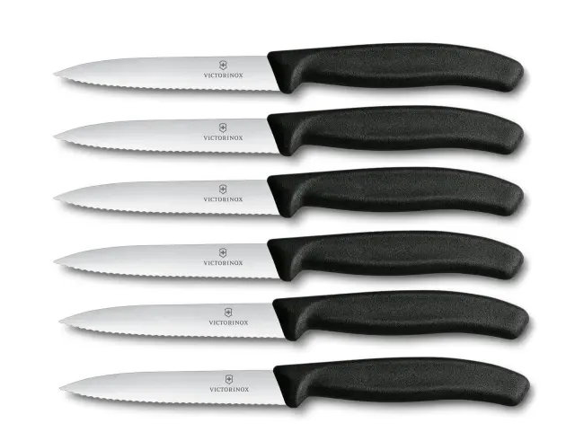 Σετ Μαχαίρια Γενικής Χρήσης Victorinox Swiss Classic με μήκος λεπίδας 10cm - Black - 6 τεμάχια6.7733.6 3