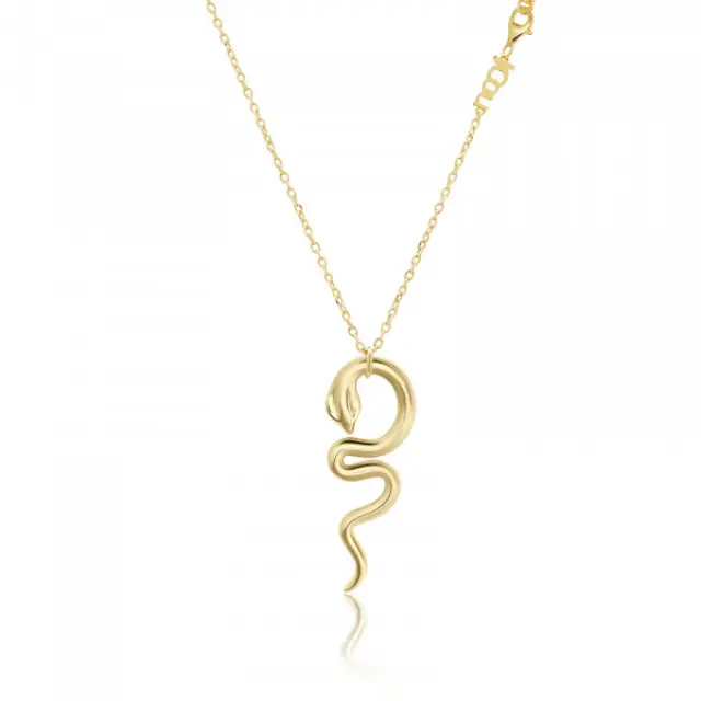 Ασημένιο επιχρυσωμένο κολιέ 925, JCou Snakecurl JW912G1-01