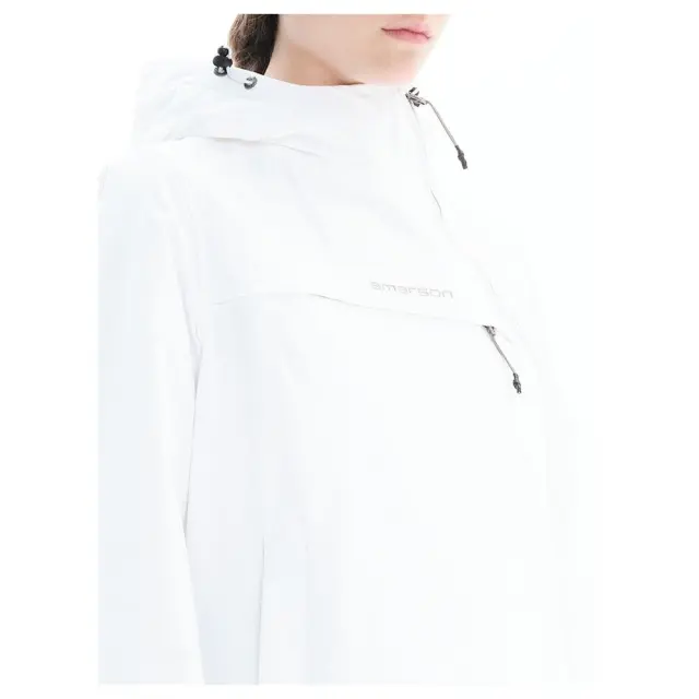 Emerson Women's Pullover Jacket with Hood (222.EW10.62-White) - Λευκό - L 3