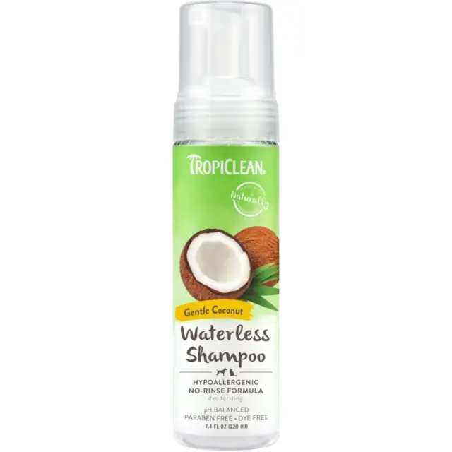 Tropiclean Waterless Hypoallergenic Σαμπουάν Σκύλου & Γάτας 220ml Μονόχρωμο