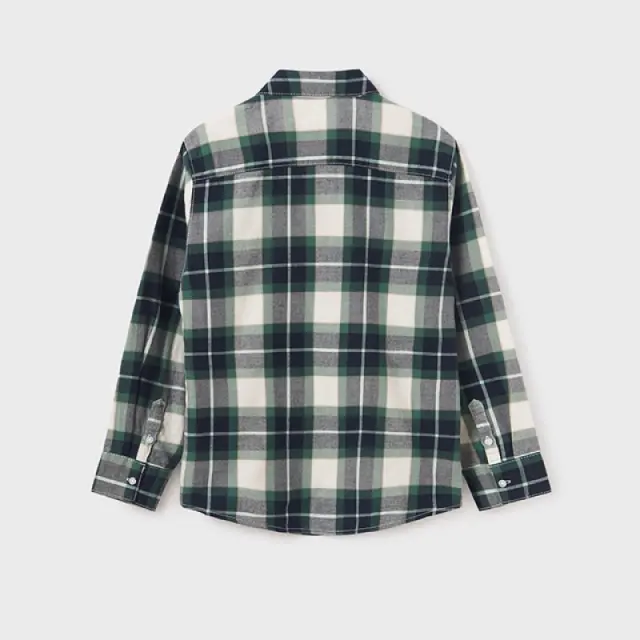 Junior 10 έως 18 ετών Πουκάμισο καρό Better Cotton μέντα - 18Ε 3
