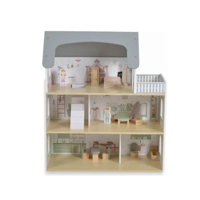 Moni Toys Ξύλινο Κουκλόσπιτο Ema 3801005602056 3