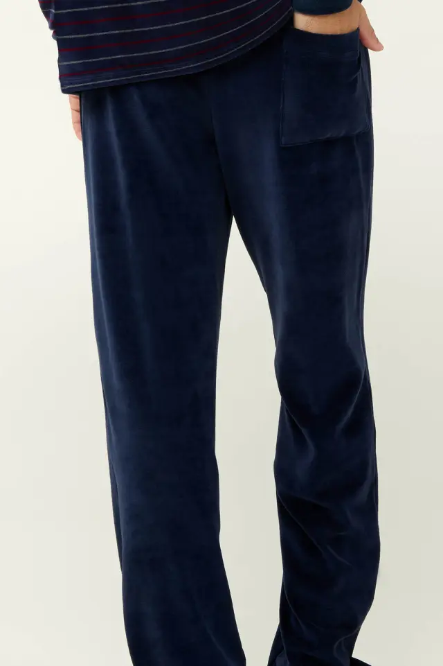 Ανδρική Βελουτέ Πυτζάμα Vamp 23701 BLUE BLAZER 3
