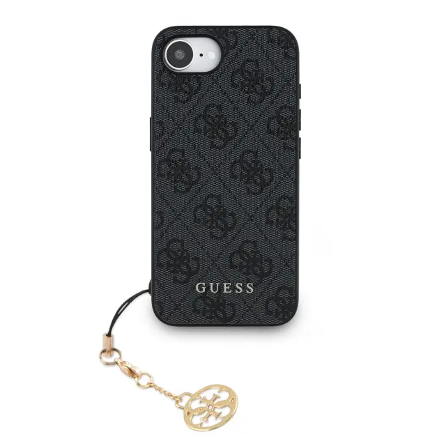 Guess 4G Charm Case for iPhone 16e/17e Tone on Tone Grey 2