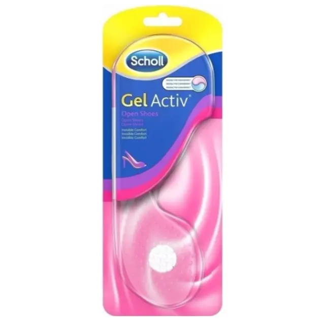 Scholl Gel Activ Open Shoes Ανατομικοί Πάτοι Σιλικόνης για Γυναίκες 2τμχ 3