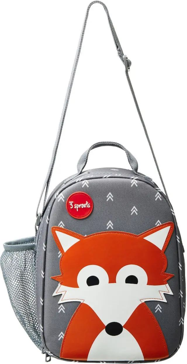Ισοθερμική τσάντα Φαγητού - 3Sprouts Lunch Bag FOX Gray - 0812895000825 - 0907-ILUFOX 3