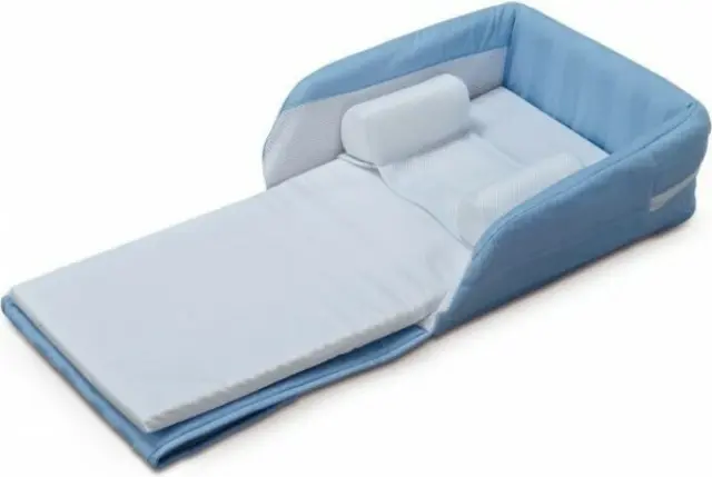 Just Baby Easy Sleep Μαλακό Κρεβατάκι Με Υπνοσφηνάκι Σιελ JB.800.BLUE 2