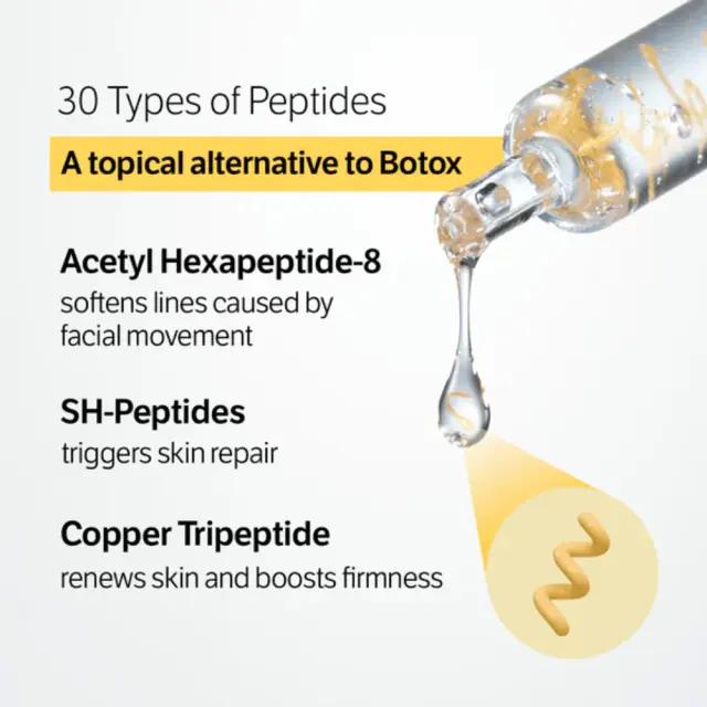 SUNGBOON EDITOR Silk Peptide EGF Intensive Ampoule Αντιγηραντική Αμπούλα με Κολλαγόνο & Πεπτίδια, 40ml 3