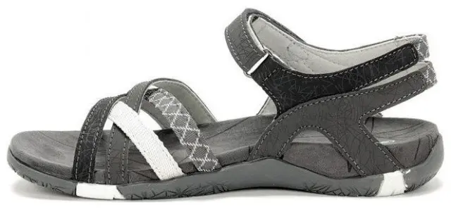 Malibu 13 Carbon/Grey Γυναικείο Σανδάλι Chiruca - 44856-13 - 37 3
