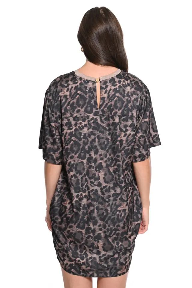 Γυναικείο Mini Φόρεμα WE COSS 26162003 Leopard - L 2