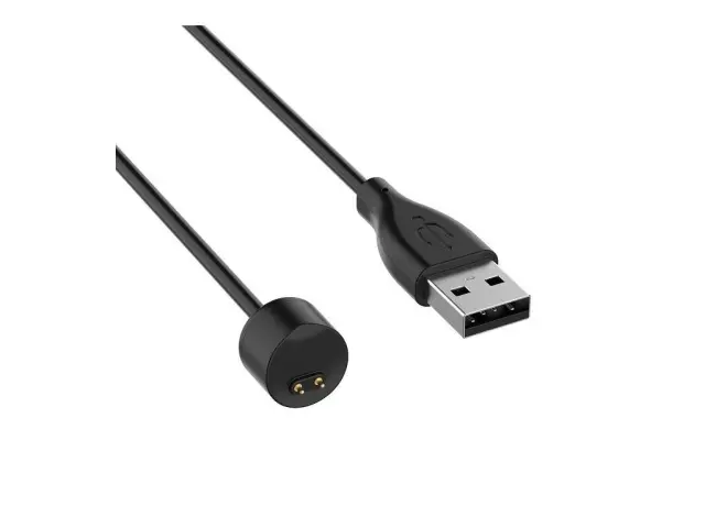 Tactical® Magnetic USB Charging Cable Μαύρο (Mi Band 5/6/7)