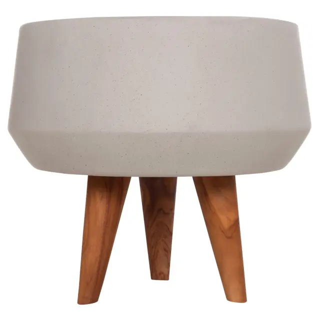 ΓΛΑΣΤΡΑ ΕΣΩΤ.ΧΩΡΟΥ FB94680.03S FIBER CEMENT ΓΚΡΙ--ΒΑΣΗ TEAK Φ37x36Υεκ 3
