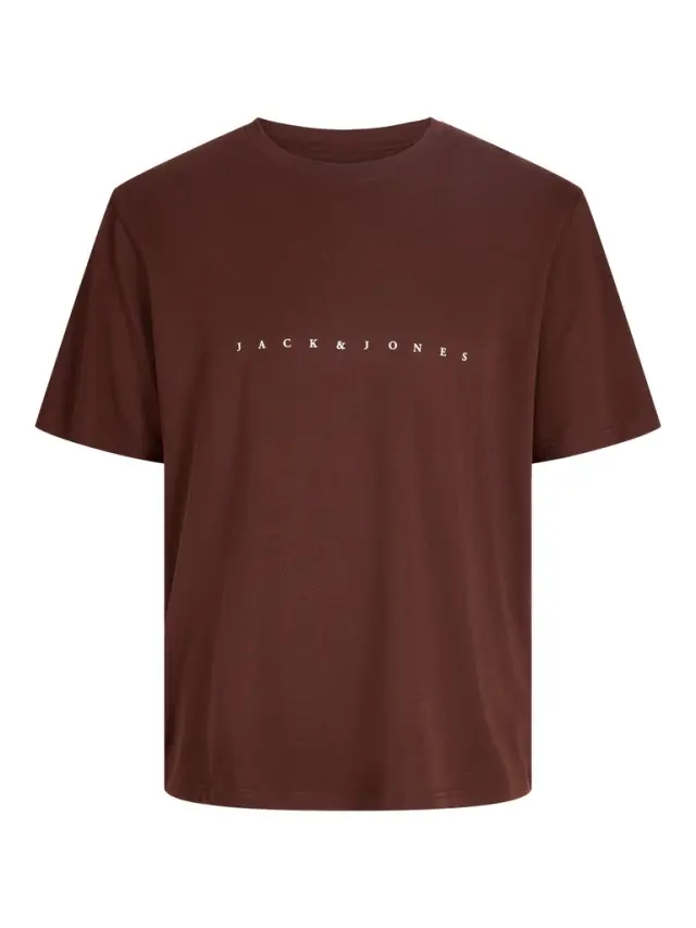 JJESTAR JJ TEE SS NOOS - Bitter Chocolate