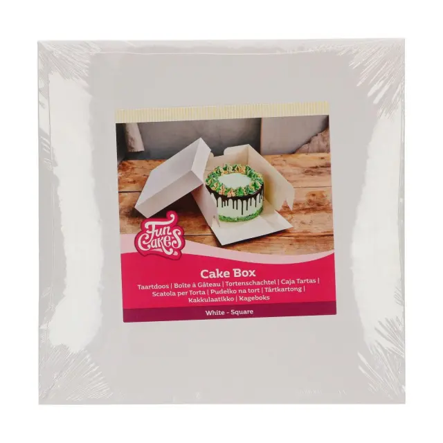 Funcakes Κουτί Λευκό - 25X25X15εκ.