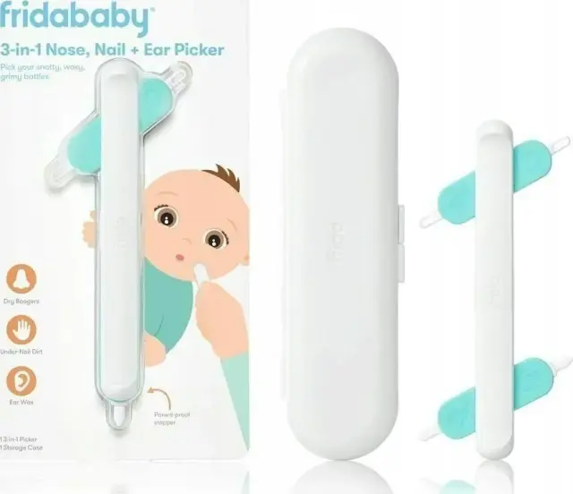 Fridababy Σετ Περιποιήσης 3 σε 1 Καθαρισμός Μύτης Νυχιών & Αυτιών