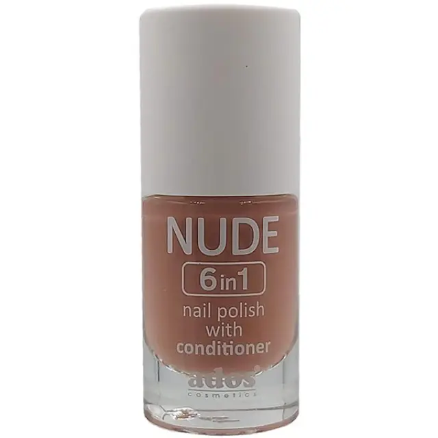 Ados Nude Nail Polish 6in1 with Conditioner, 8ml 09