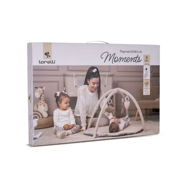 Lorelli Moments Μπλε Βρεφικό Χαλάκι Δραστηριοτήτων Με Παιχνίδια - Deep Pink 2