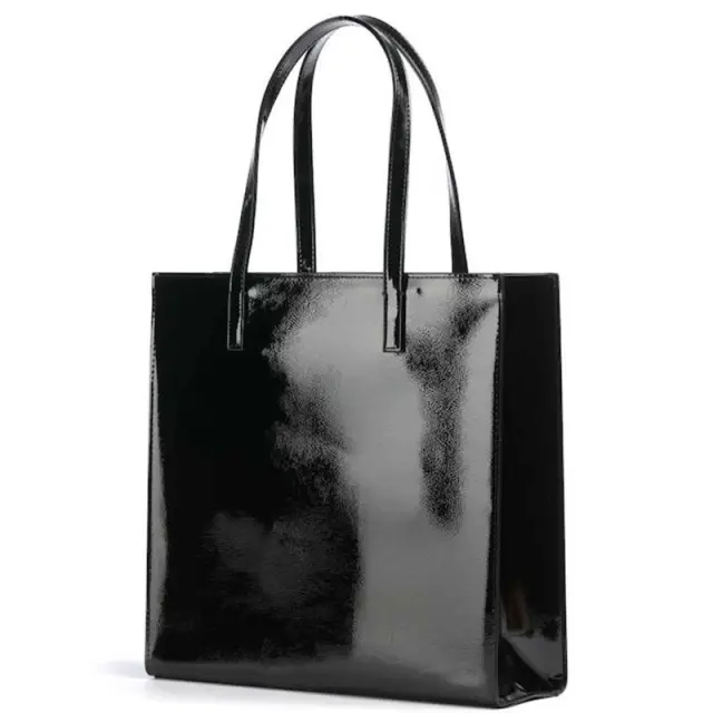 Γυναικεία Τσάντα Ώμου Ted Baker Crinkon 281641 Μαύρη Λουστρίν Μαύρο - One Size 2