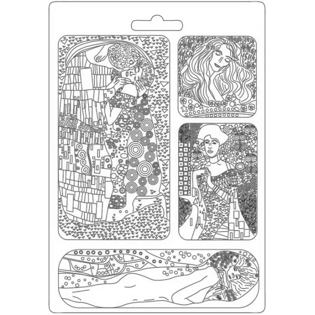 Εύκαμπτο Καλούπι για Σαπούνι-Γύψο - 21x29.7cm - Klimt Masterpieces