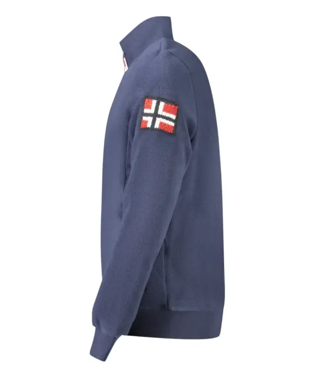 Norway Nautical School - Ανδρική Ζακέτα Φούτερ Fleece 859532-NAVY Μπλε Σκούρο 3
