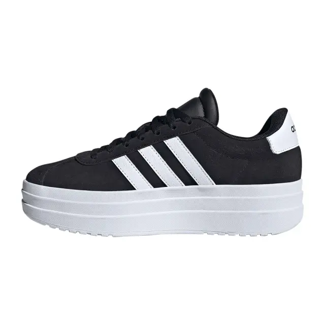 adidas Sportswear Girl's VL Court Bold Suede J Μαύρο - Άσπρο IH4777 (adidas Sportswear) 2