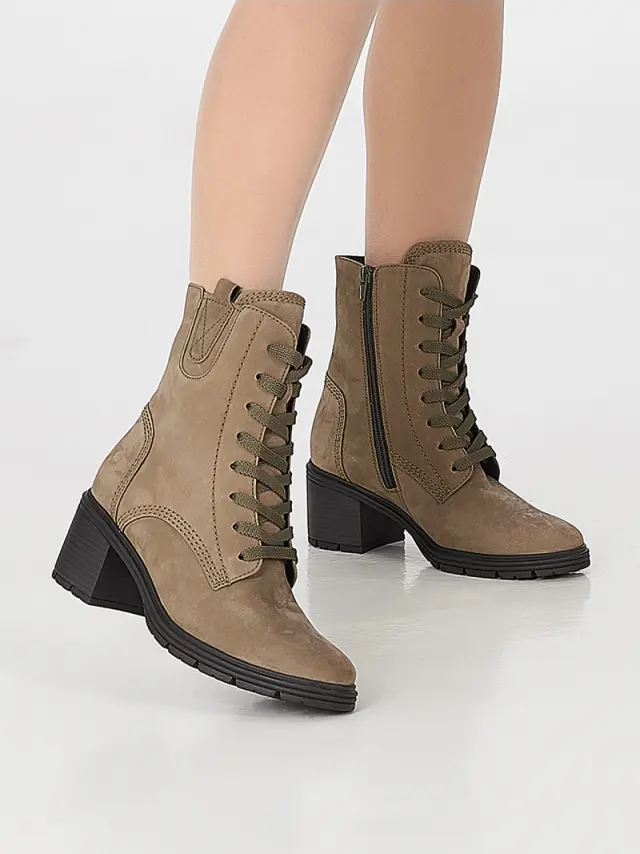 Gabor Μποτάκια Γυναικείο δέρμα Nubuck Πράσινο GAB/32845 33-OLIV - 41 2