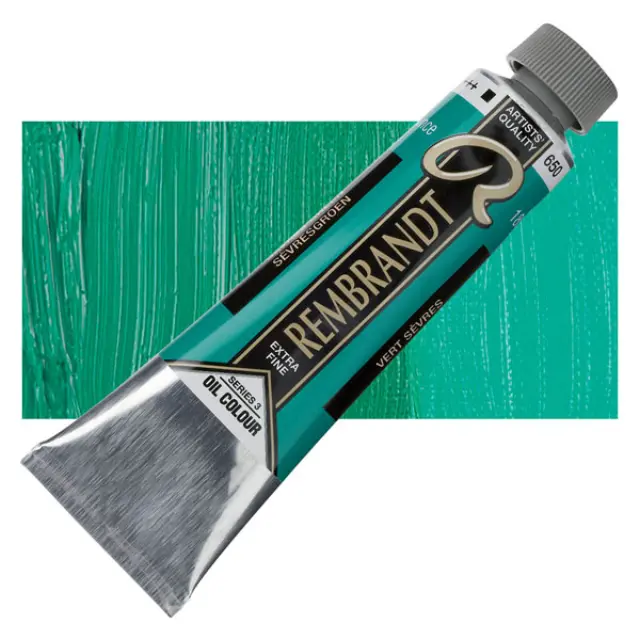 Λάδι Talens Rembrandt - 650 Sevres Green - 40ml