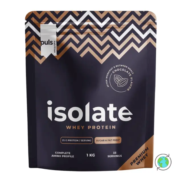 Whey Isolate Premium Πρωτεΐνη Σοκολάτα 83% – Puls Nutrition – 1Kg 6430056593814
