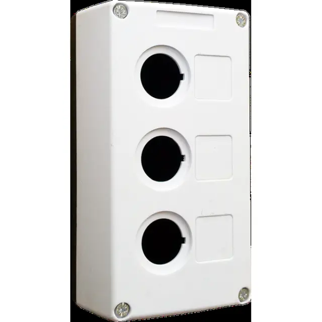 BOX 3-place white IP65