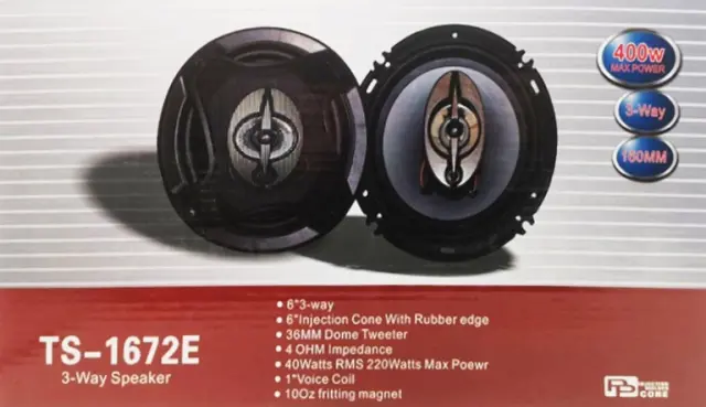 Σετ Ηχεία Αυτοκινήτου TS-A1672E 6" με 30W RMS (3 Δρόμων) 2