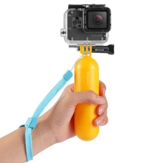 Puluz Floating Bobber with Wrist Strap για GoPro και άλλες Action καμερες Yellow PU81