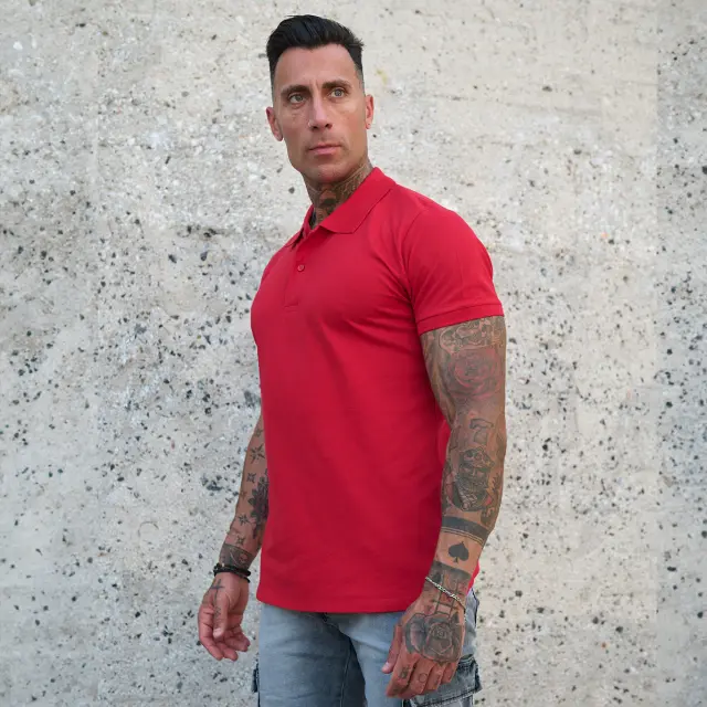 Μπλούζα Polo Noshame® Κόκκινη - 142508 - XXL