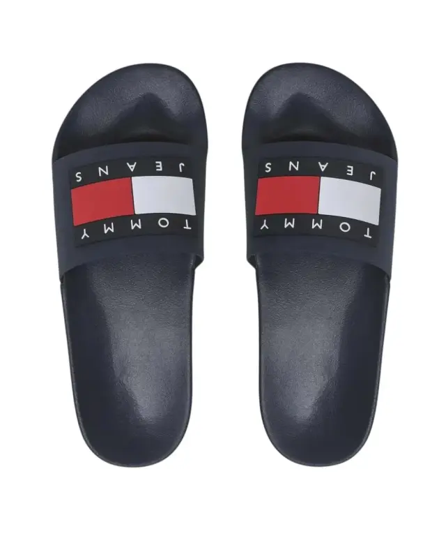 Tommy Hilfiger - Ανδρικές Παντόφλες Pool Slides EM0EM01191-C1G Μπλε Σκούρο 2