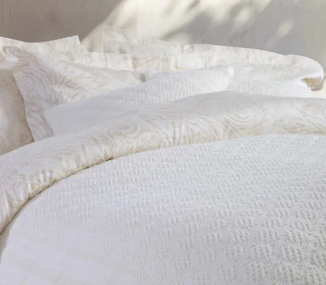 ΚΟΥΒΕΡΤΑ ΥΠΕΡΔΙΠΛΗ VENTORA 230X250 NEF-NEF HOMEWARE ECRU 2