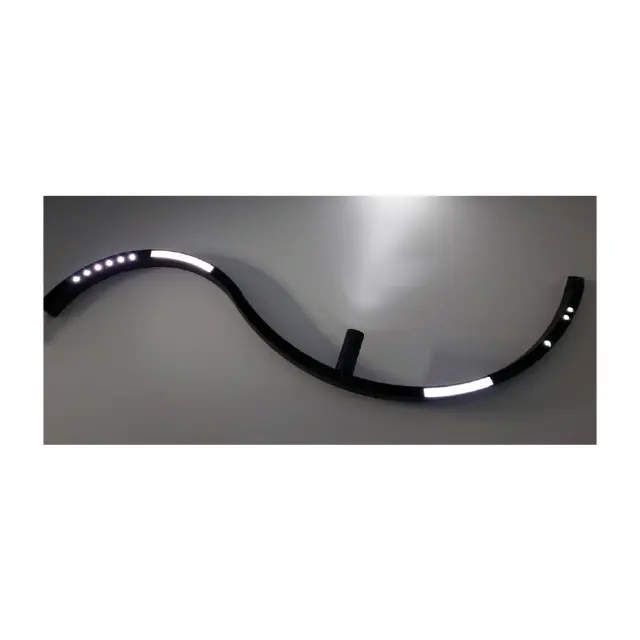 Inlight Γραμμικό φωτιστικό LED 12W 3CCT για Curved μαγνητική ράγα σε μαύρη απόχρωση D:34x2,2x2,5cm (TMC0021-Black) 3