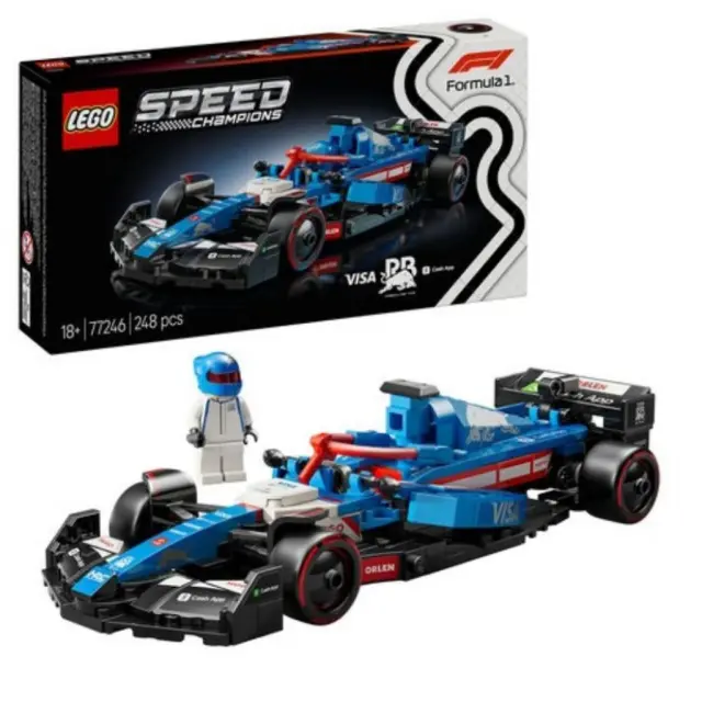 Lego Speed ​​Champions Visa Cash App Rb Vcarb 01 F1 Race Car (77246) (LGO77246)