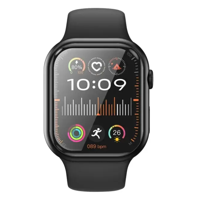 Hoco Smartwatch Bluetooth 2.02 ιντσών με λειτουργία κλήσεων και καρδιακού ρυθμού Μαύρο Y23