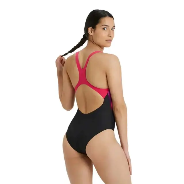 Arena Women's Swim Pro Swimsuit Μαύρο - Μωβ 005141-590 (Arena) 2